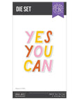 Hero Arts - What a Ride Collection - Dies - Yes You Can-ScrapbookPal