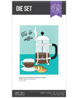 Hero Arts - What's Brewing? Collection - Dies - Coffee and Croissant-ScrapbookPal