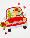 Hero Arts - Whimsical Wheels Collection - Letterpress + Foil & Cut - Winter Words-ScrapbookPal