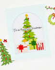 Hero Arts - Whimsical Wheels Collection - Letterpress + Foil & Cut - Winter Words-ScrapbookPal