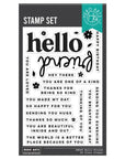 Hero Arts - You've Got a Friend Collection - Clear Stamps & Dies - Hello Friend-ScrapbookPal
