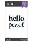 Hero Arts - You've Got a Friend Collection - Clear Stamps & Dies - Hello Friend-ScrapbookPal