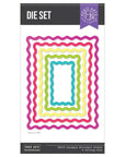 Hero Arts - You've Got a Friend Collection - Dies - Squiggly Rectangle Frames-ScrapbookPal