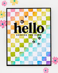 Hero Arts - You've Got a Friend Collection - Clear Stamps - Hello Friend-ScrapbookPal