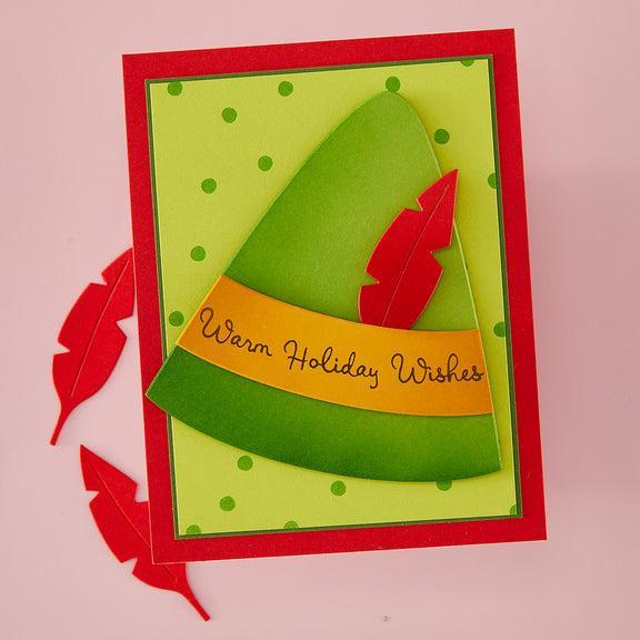 Hero Arts - Yule Fuel Collection - Letterpress + Foil Plate - Celebration-ScrapbookPal