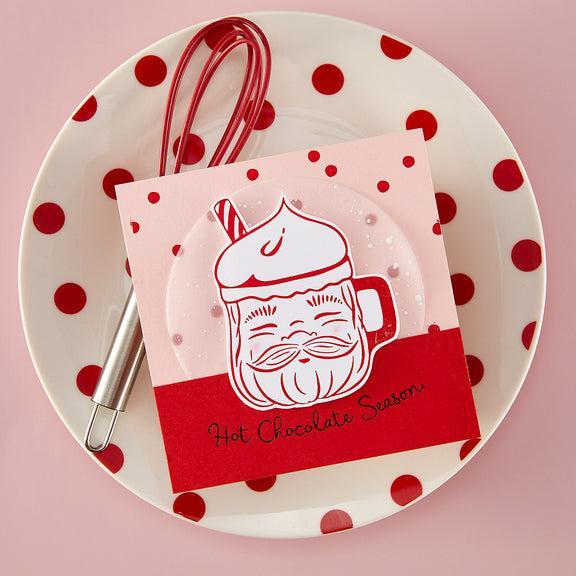 Hero Arts - Yule Fuel Collection - Letterpress + Foil Plate - Cup of Cheer-ScrapbookPal