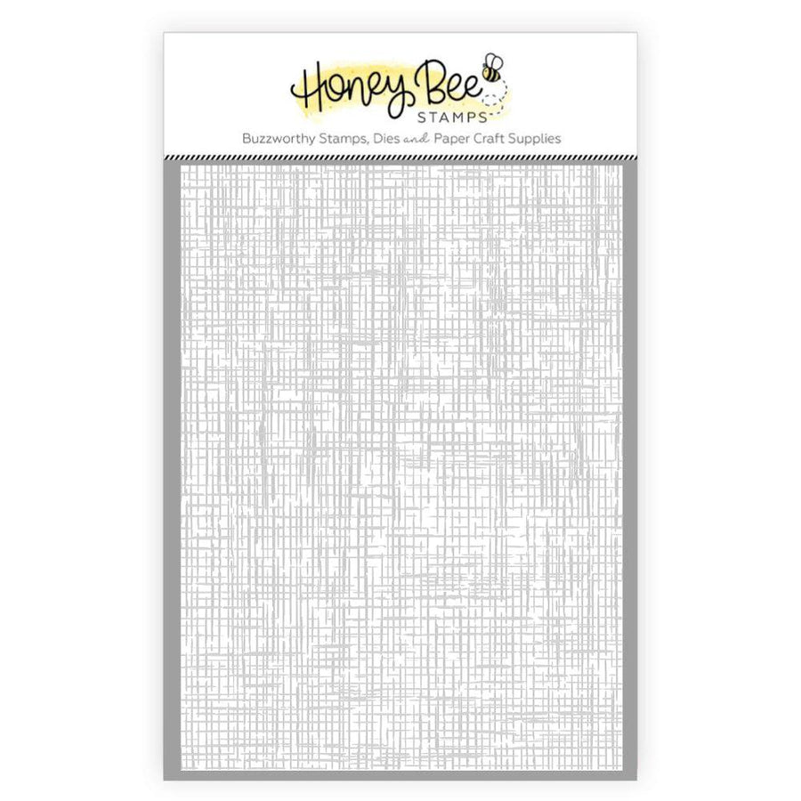 Honey Bee Stamps - 3D Embossing Folder - Burlap-ScrapbookPal