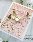 Honey Bee Stamps - 3D Embossing Folder - Chinoiserie-ScrapbookPal