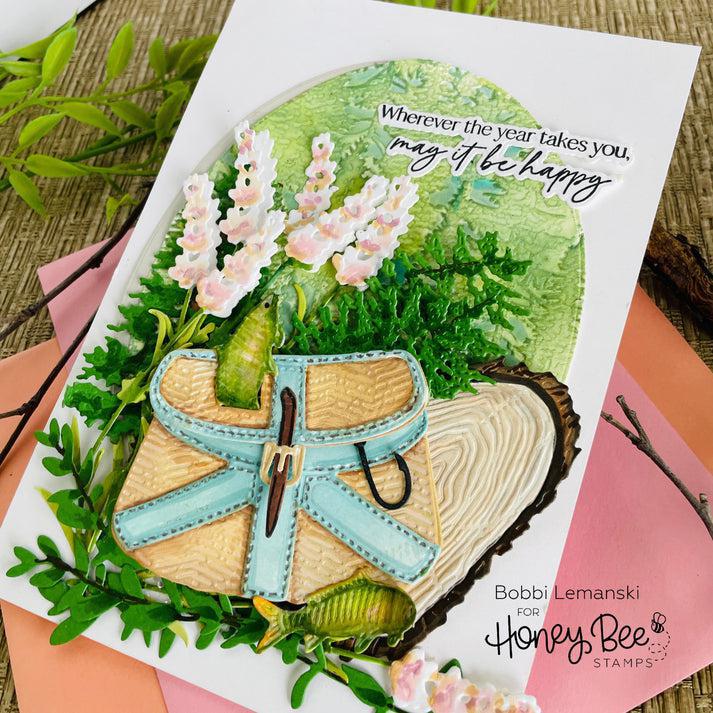 Honey Bee Stamps - 3D Embossing Folder - Into The Woods-ScrapbookPal
