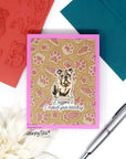 Honey Bee Stamps - 3D Embossing Folder - Paw Prints-ScrapbookPal