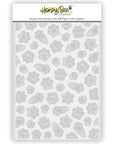 Honey Bee Stamps - 3D Embossing Folder - Paw Prints-ScrapbookPal