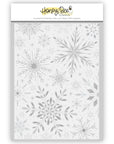 Honey Bee Stamps - 3D Embossing Folder - Snowflakes-ScrapbookPal