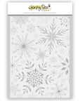 Honey Bee Stamps - 3D Embossing Folder - Snowflakes-ScrapbookPal