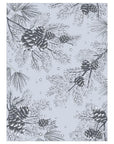 Honey Bee Stamps - 3D Embossing Folder - Snowy Pines-ScrapbookPal
