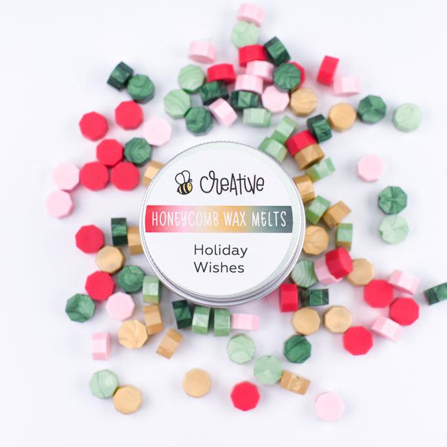 Honey Bee Stamps - Bee Creative Honeycomb Wax Melts - Holiday Wishes-ScrapbookPal