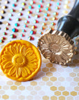 Honey Bee Stamps - Bee Creative Wax Stamper - 3D Sunflower-ScrapbookPal