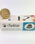Honey Bee Stamps - Bee Creative Wax Stamper - Birthday Cake-ScrapbookPal