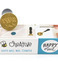 Honey Bee Stamps - Bee Creative Wax Stamper - Happy Mail-ScrapbookPal