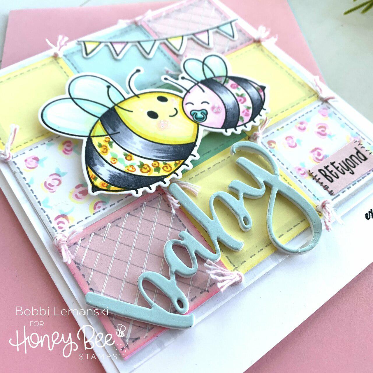 Honey Bee Stamps - Clear Stamps - Baby-ScrapbookPal