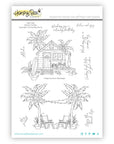 Honey Bee Stamps - Clear Stamps - Beach Please-ScrapbookPal