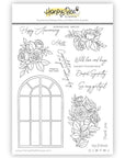Honey Bee Stamps - Clear Stamps - Blooming View-ScrapbookPal