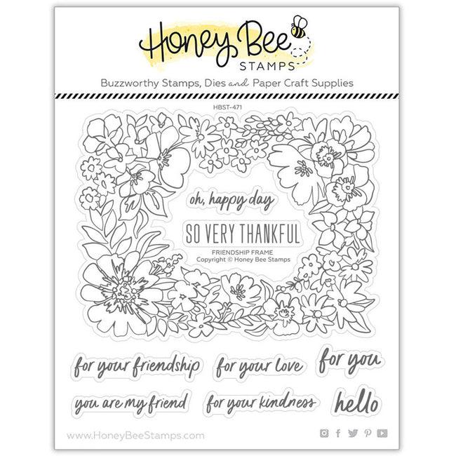 Honey Bee Stamps - Clear Stamps - Friendship Frame-ScrapbookPal