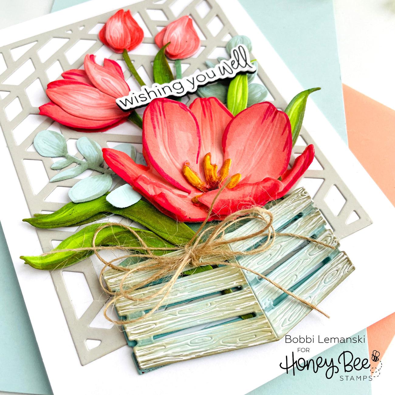Honey Bee Stamps - Clear Stamps - Get Well Soon-ScrapbookPal