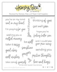 Honey Bee Stamps - Clear Stamps - Get Well Soon-ScrapbookPal