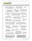 Honey Bee Stamps - Clear Stamps - Heart Of Our Family-ScrapbookPal