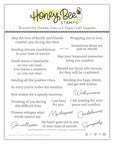 Honey Bee Stamps - Clear Stamps - Inside Sentiments: Comfort-ScrapbookPal