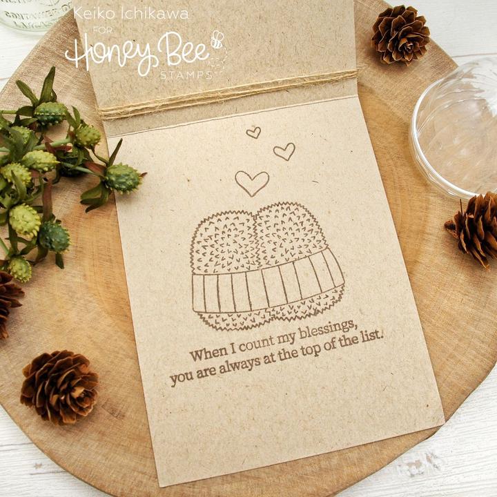 Honey Bee Stamps - Clear Stamps - Inside: Thankful Sentiments-ScrapbookPal