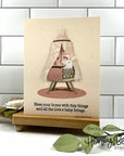 Honey Bee Stamps - Clear Stamps - Inside: Welcome Baby Sentiments-ScrapbookPal