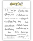 Honey Bee Stamps - Clear Stamps - Mailbox Memos