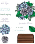 Honey Bee Stamps - Clear Stamps - Nancy's Lilac Bouquet-ScrapbookPal