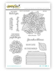Honey Bee Stamps - Clear Stamps - Nancy's Lilac Bouquet-ScrapbookPal