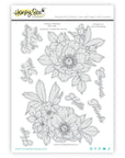 Honey Bee Stamps - Clear Stamps - Perfect Peonies-ScrapbookPal