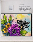 Honey Bee Stamps - Clear Stamps - Perfect Peonies-ScrapbookPal