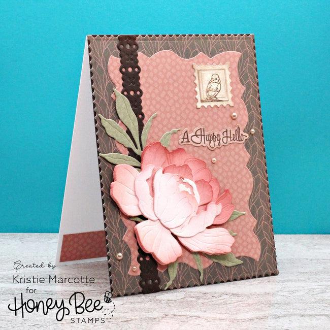Honey Bee Stamps - Clear Stamps - Postmarked