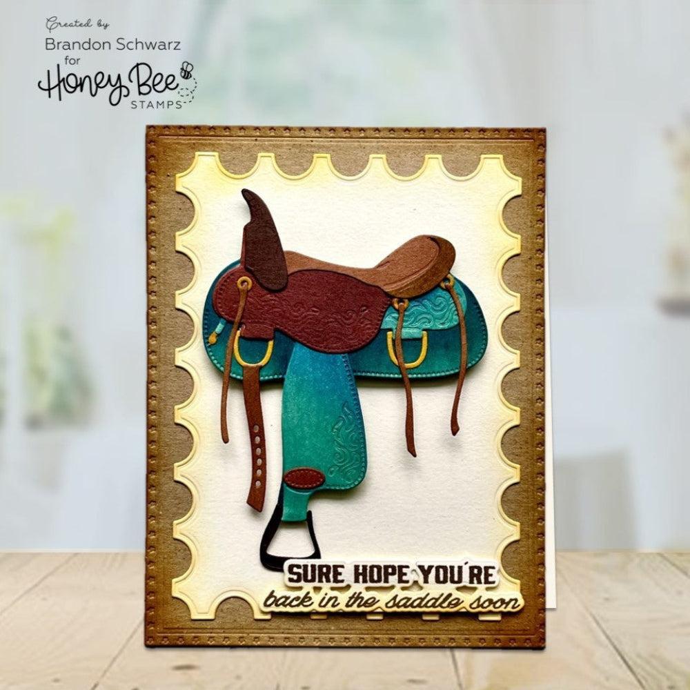 Honey Bee Stamps - Clear Stamps - Saddle Up-ScrapbookPal
