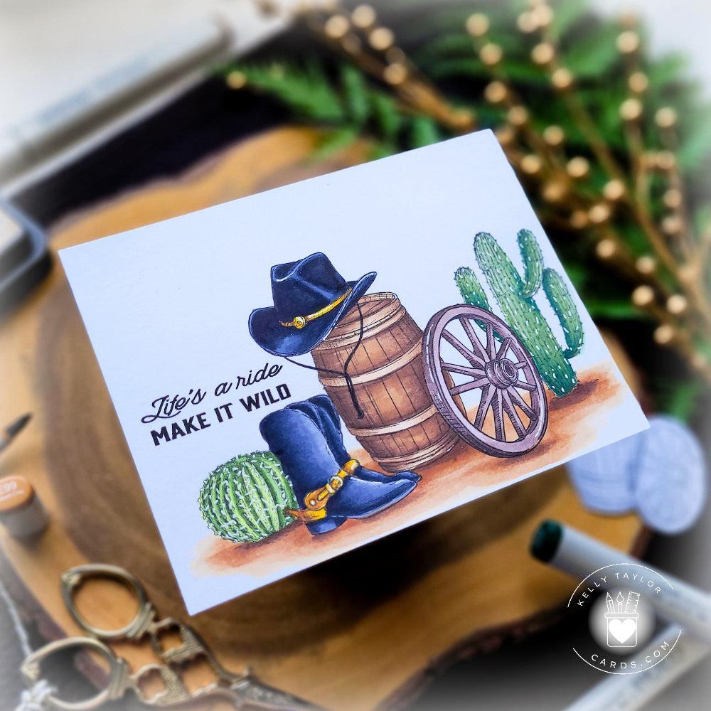 Honey Bee Stamps - Clear Stamps - Saddle Up-ScrapbookPal