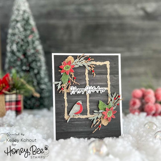 Honey Bee Stamps - Clear Stamps - Seasonal Sentiments-ScrapbookPal