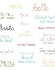 Honey Bee Stamps - Clear Stamps - Sew Glad-ScrapbookPal