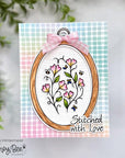 Honey Bee Stamps - Clear Stamps - Stitched With Love-ScrapbookPal