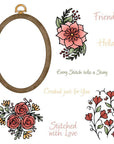 Honey Bee Stamps - Clear Stamps - Stitched With Love-ScrapbookPal
