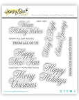 Honey Bee Stamps - Clear Stamps - Warm Holiday Wishes-ScrapbookPal