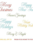Honey Bee Stamps - Clear Stamps - Warm Holiday Wishes-ScrapbookPal