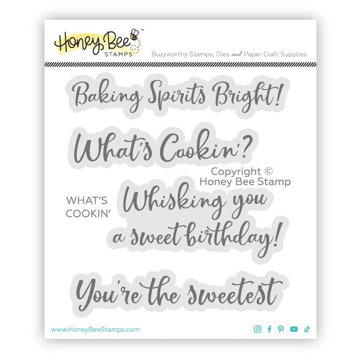 Honey Bee Stamps - Clear Stamps - What's Cookin'-ScrapbookPal