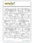 Honey Bee Stamps - Cling Stamps - Aviator-ScrapbookPal