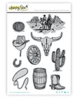 Honey Bee Stamps - Cling Stamps - On The Range-ScrapbookPal