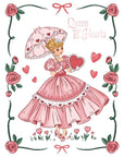 Honey Bee Stamps - Cling Stamps - Queen Of Hearts-ScrapbookPal